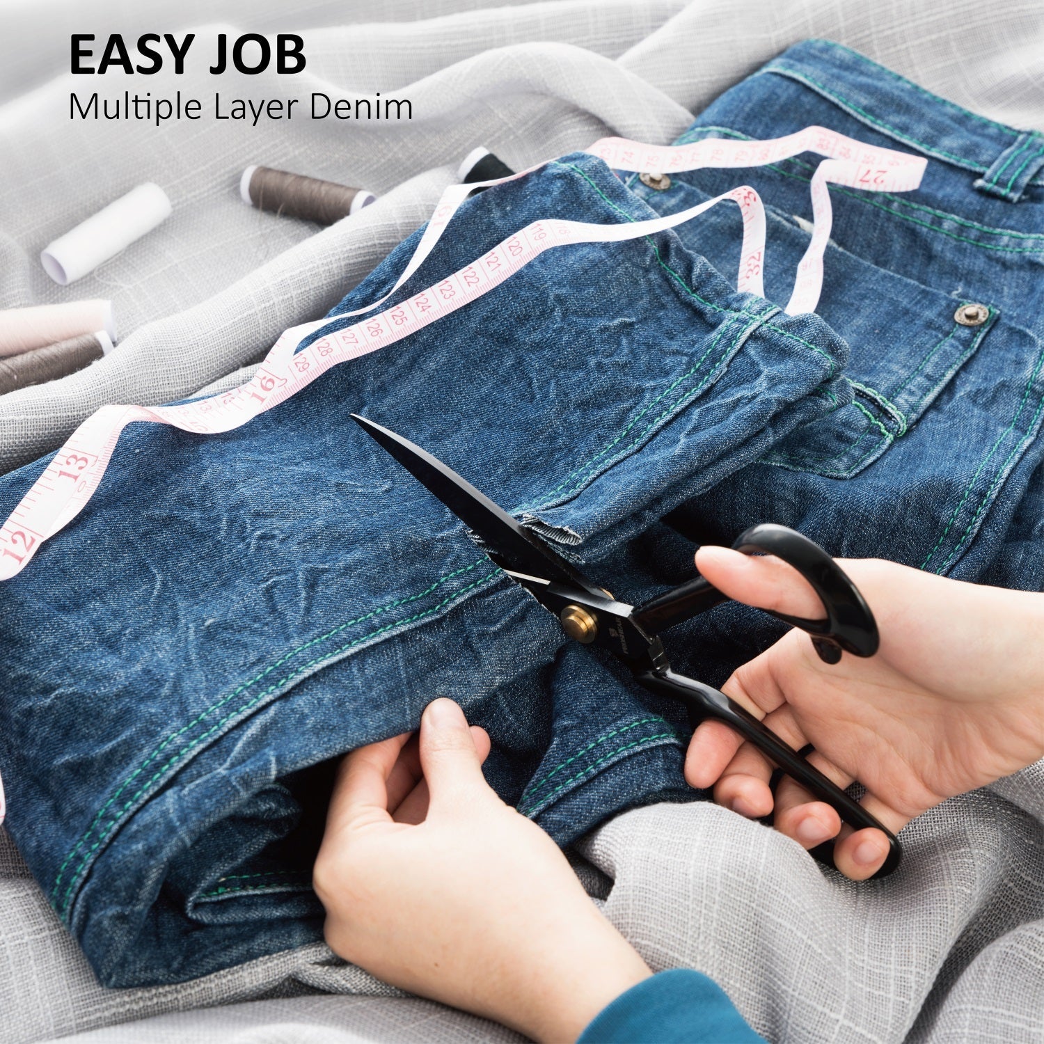 professional tailor scissors sewing fabric tailoring handle heavy duty