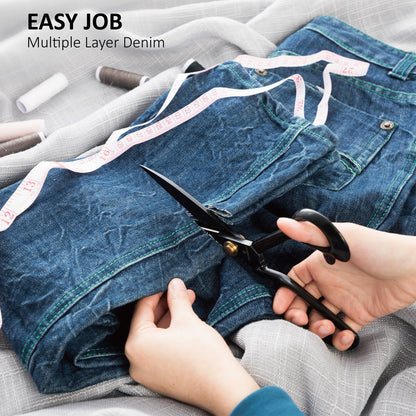 professional tailor scissors sewing fabric tailoring handle heavy duty